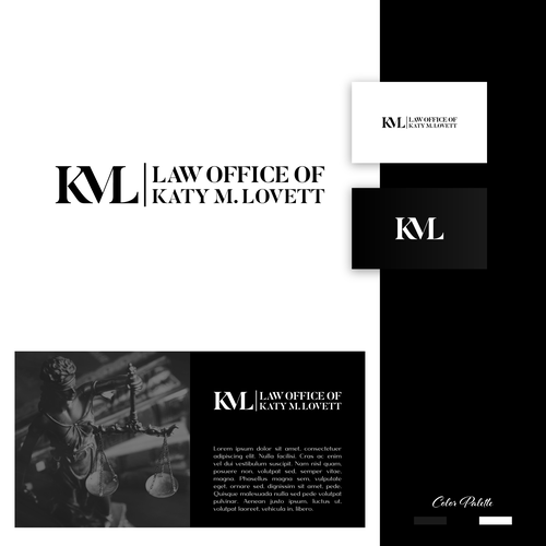 Small family law firm opening in Texas needs logo and website Design by Direwolf Design