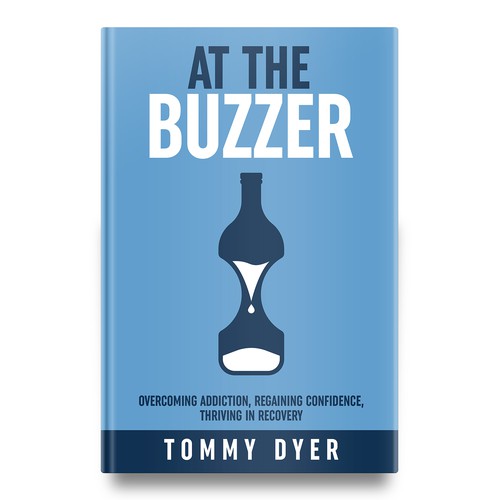 Book cover for inspirational, comeback story out of addiction into recovery! Design by kostis Pavlou