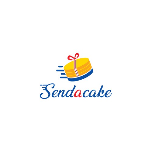 Send A Cake needs a gorgeous fun logo Design by MercClass