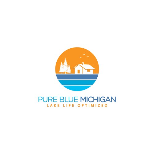 Pure Blue Michigan Design by craggs