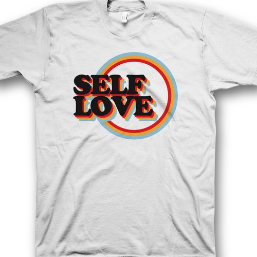 SELF LOVE MERCH T-SHIRT Design by saka.aleksandar