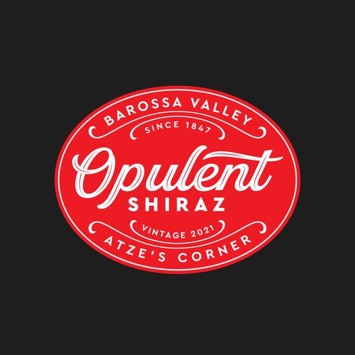 Wine label design. Change suggestions for existing front label. Design by Keyshod