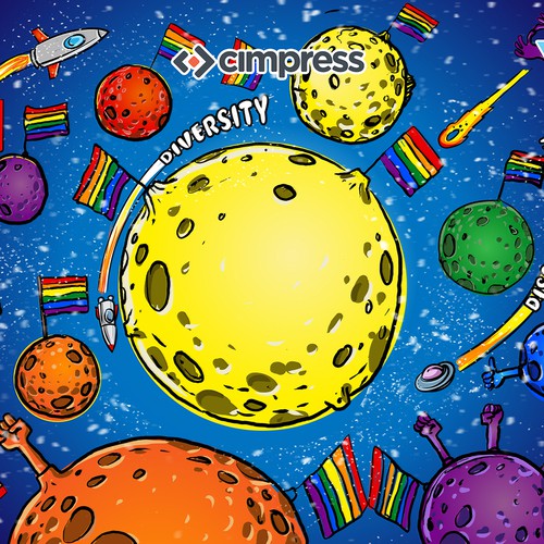 Virtual backgrounds for PRIDE month (multiple winners) Design von Judgestorm