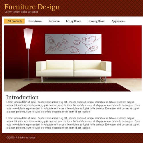 1-3 Page Website Template Design von Creative Chef