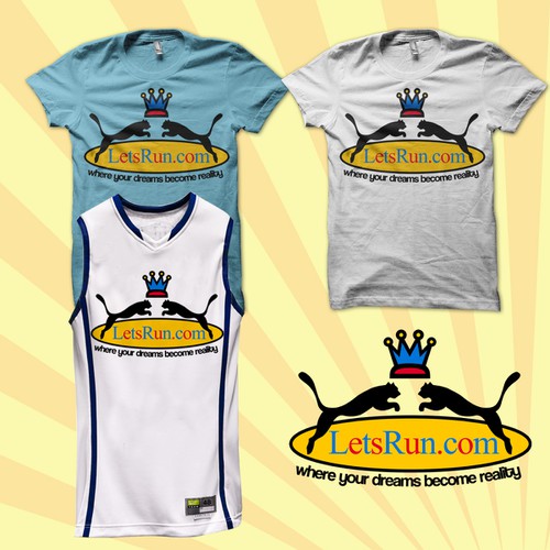 LetsRun.com Tshirt Design Contest Design by theybidukz