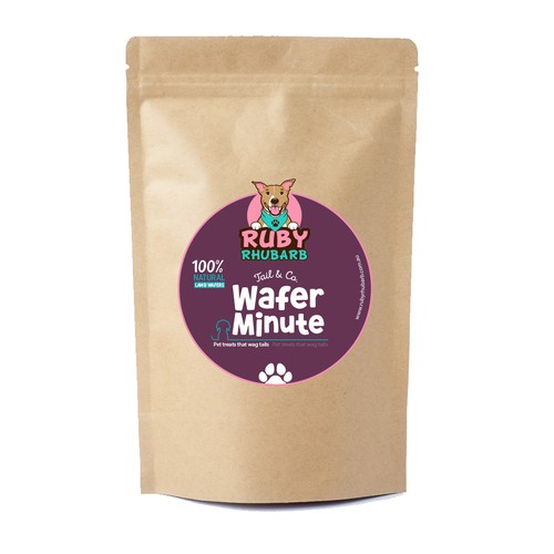 Ruby Rhubarb new product Labels Design by nesliirmak