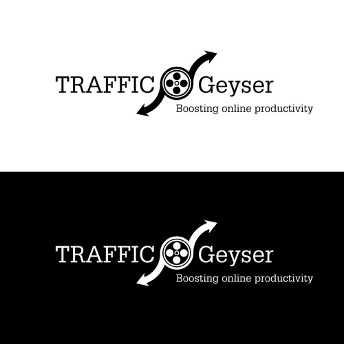 Design di T-R-A-F-F-I-C   g-e-y-s-e-r  Logo di bodniev