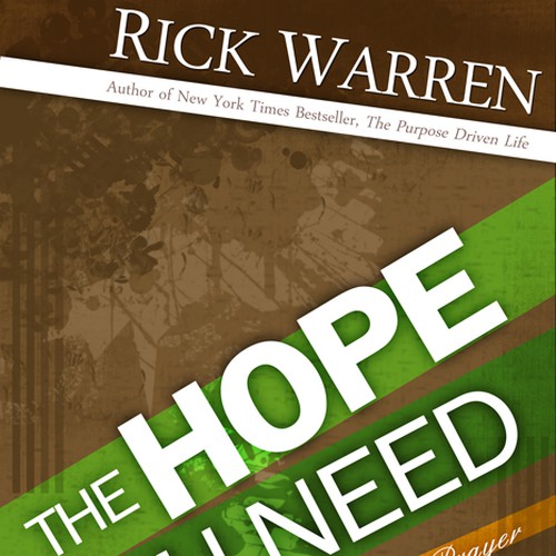 Design Rick Warren's New Book Cover Design réalisé par blooji