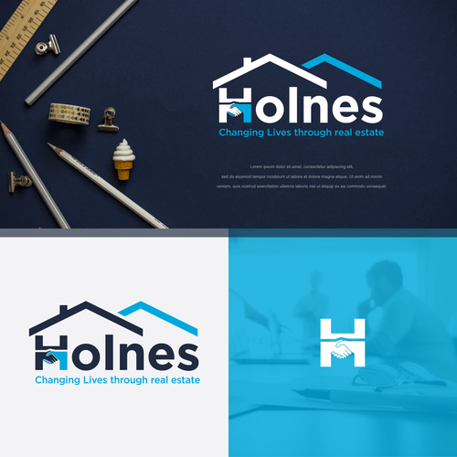 Holnes Logo Design by eLanggeng