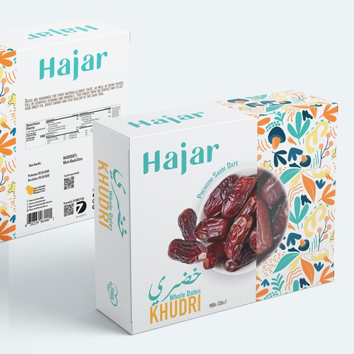 Dates Fruit Packaging Design Design by Budour A.