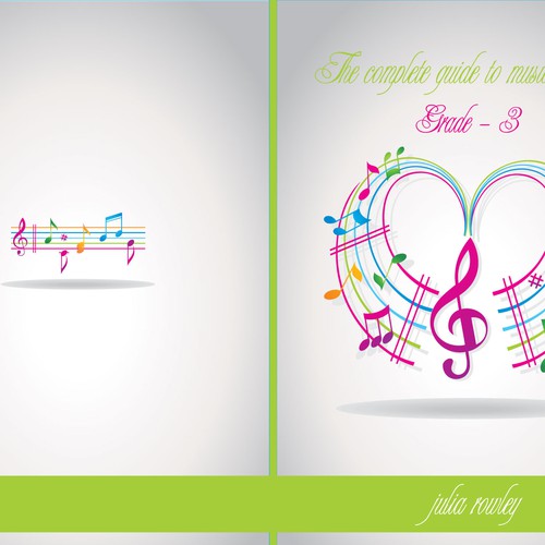 Music education book cover design Design von pbisani_s