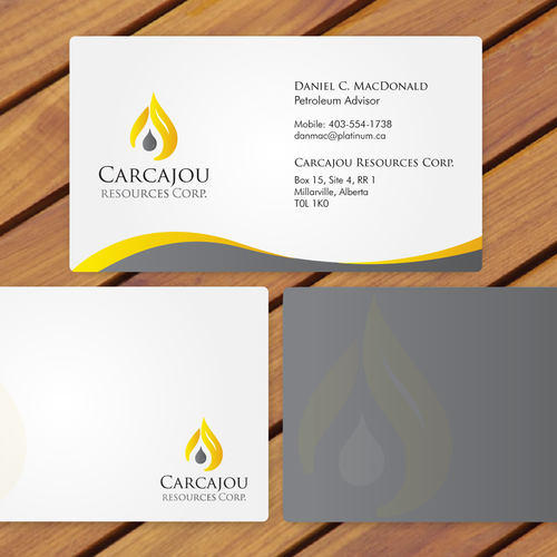 stationery for Carcajou Resources Corp. Design by Fahmida 2015