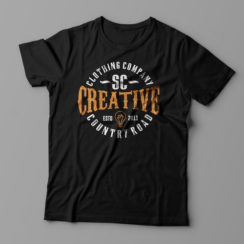 Create a Vintage T-Shirt Design for a Marketing Company Réalisé par artdian