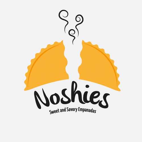 sweet and savory empanada shaped food | Logo design contest