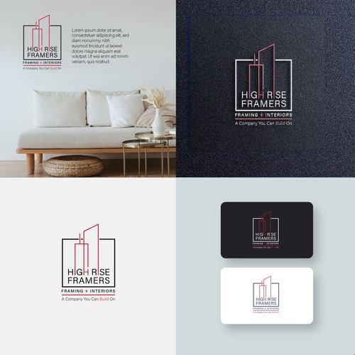 we need a professional logo and branding for nyc construction doing Framing and Drywall-ontwerp door Alvianks