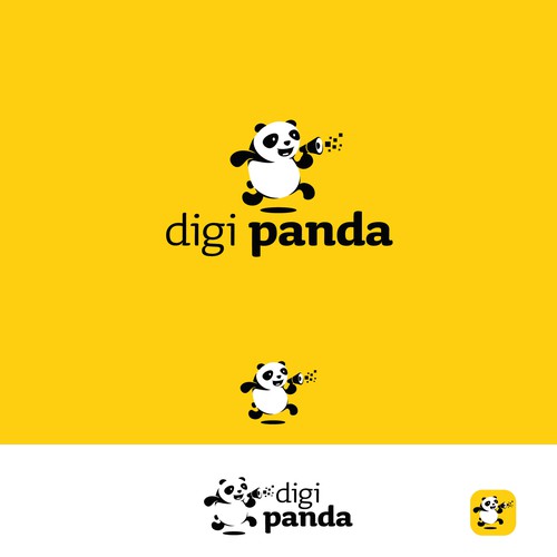 Design a Stylish & Modern Logo for an E-commerce Marketing Startup - Digi Panda Design by leargamar