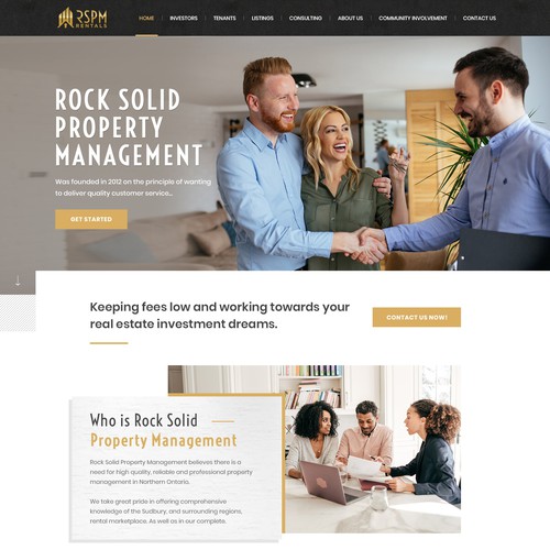 Design a Lux Property Management Website that WOWs Investors! Design by Smashing Boys