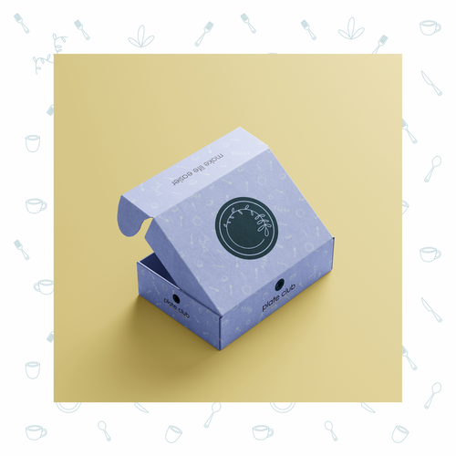 "I created the first paper plate subscription company logo!" - Your next claim to fame Design by Lucy Villalvazo