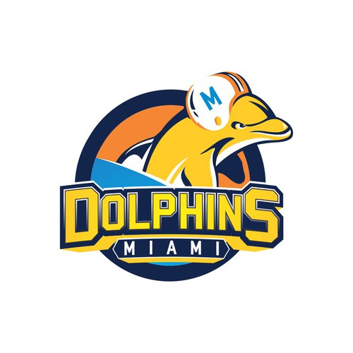 99designs community contest: Help the Miami Dolphins NFL team re-design its logo! Design réalisé par G85