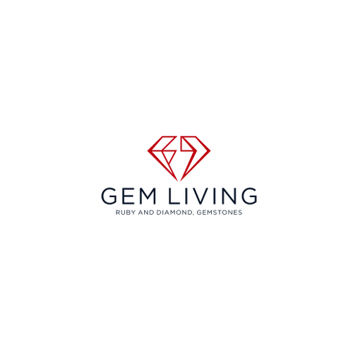 Geometrical, minimalist, modern brand design for Gem Living Design by SORA™