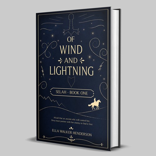 Fantasy book cover design Design by Wonderburg