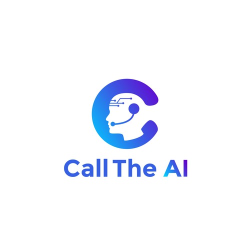 AI Communication Logo Design by yudilima