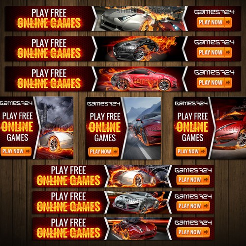 Advertising banners for an online games portal, Banner ad contest