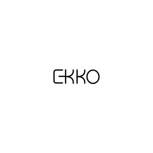 SIMPLE LOGO - ekko Letters then dm after Design by GrimBug