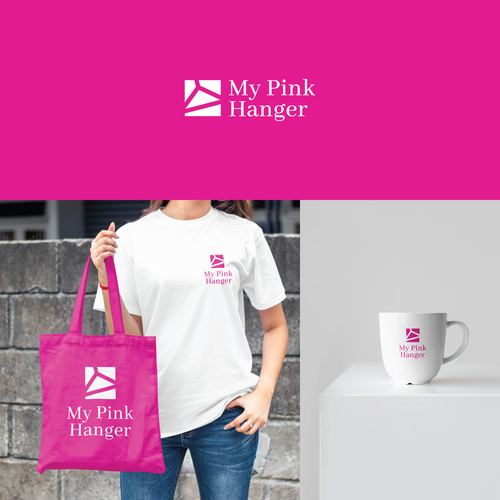 Stylist in Need of Iconic Pink Hanger Logo Design von Marko_Design