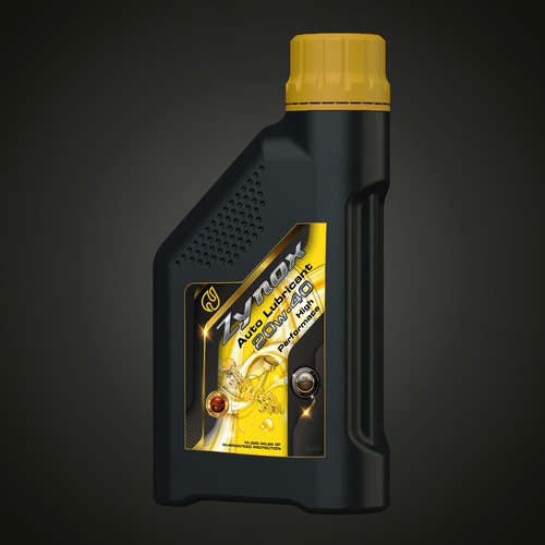 auto lubricant label design | strong , modern and powerful Design by Windmill Designer™