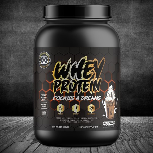 Design Protein Label por Fredrick Balois