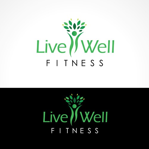 Create a logo for a start up fitness comply company!! Live Well Fitness
