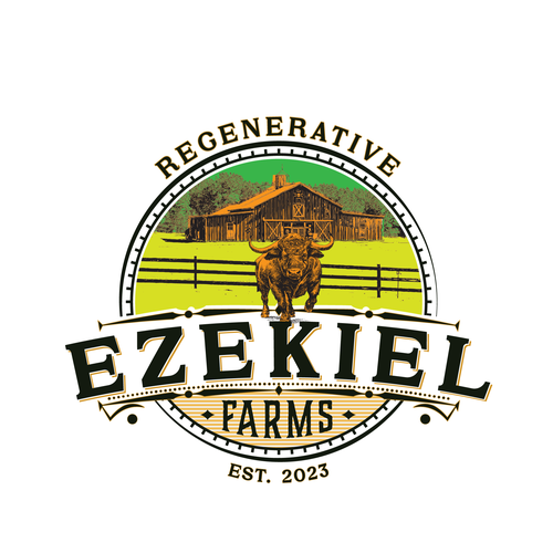 A sweet, earthy logo for a regenerative fruit farm Design by Prografik