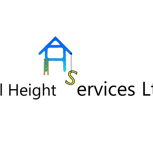 Create a height safety logo out of the letters 'AHS' Design by Bullfish90