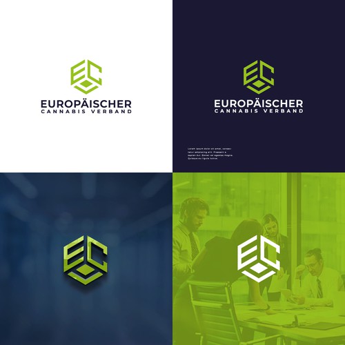 Logo y paquete de imagen corporativa propuesta en el concurso por 3nigma