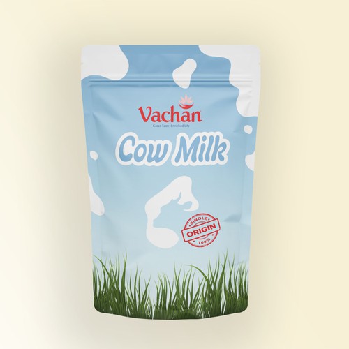 Vachan Cow Milk Design by @SaihiART