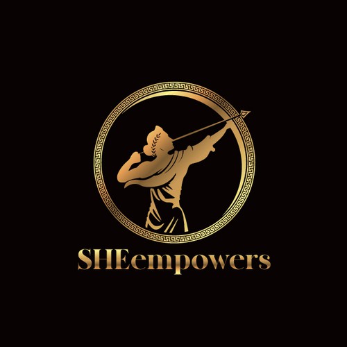 SHEempowers - luxurious design of a woman preferrably in some kind of a circle to appeal to women professionals Design by Tri Hartono