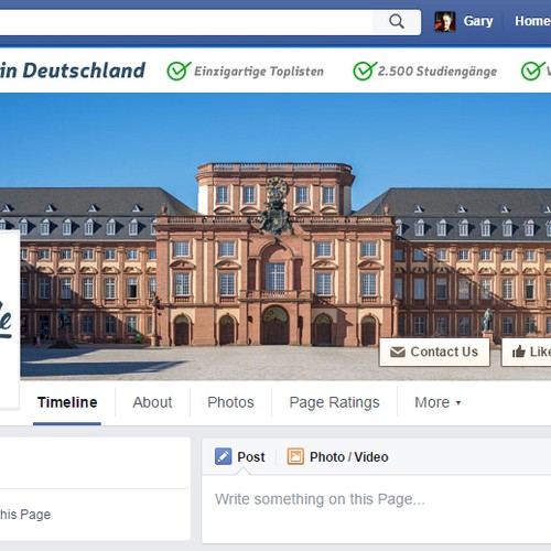 Awesome Facebook Cover for Student Platform Design by GJCDesign