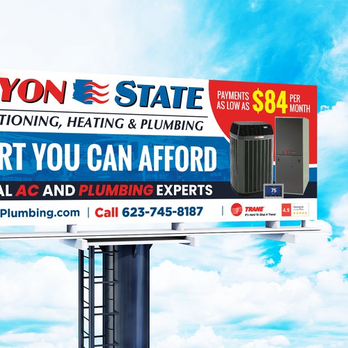 Diseño de Design An Eye-Catching Billboard For An HVAC Company de GrApHiC cReAtIoN™