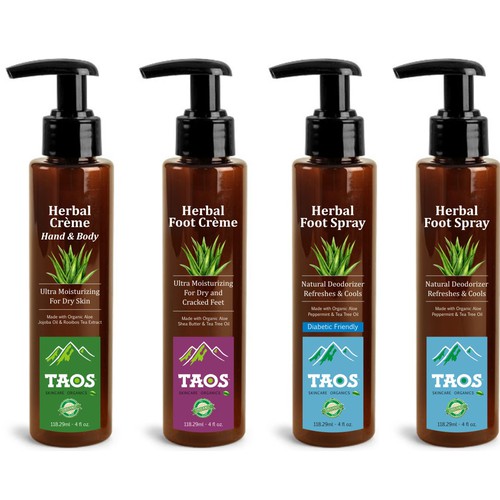  TAOS Skincare Organics - New Product Labels Design por Coralia