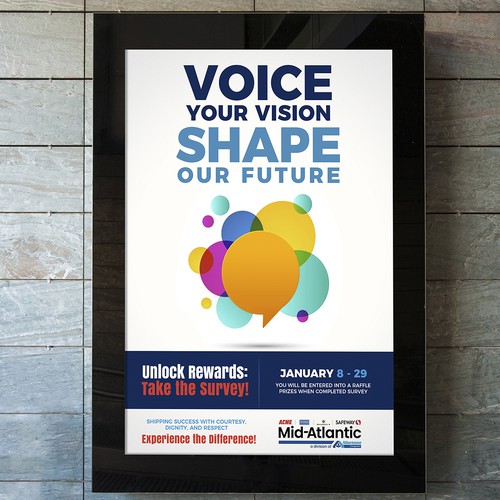 Acme Survey Need 100% Participation Design by websmartusa