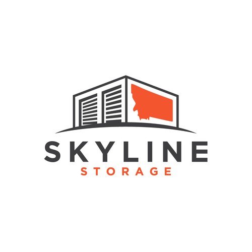 Eye Catching Logo for SKYLINE STORAGE Design by RheyDesign24