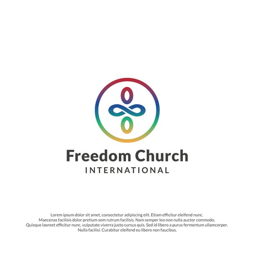 Freedom Church Logo Design Design by Fiore del Dragone