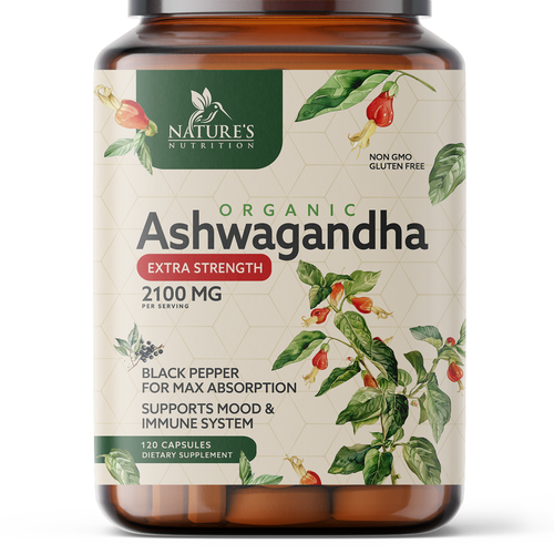 Ashwagandha Design Needed for Nature's Nutrition Design by artiss03