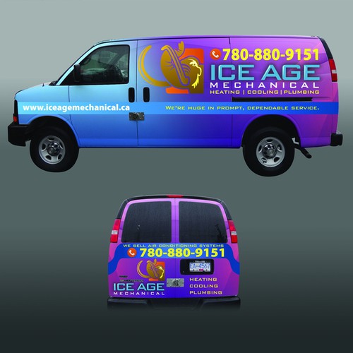 Vehicle signage for Ice Age Mechanical Design by jonkjogja