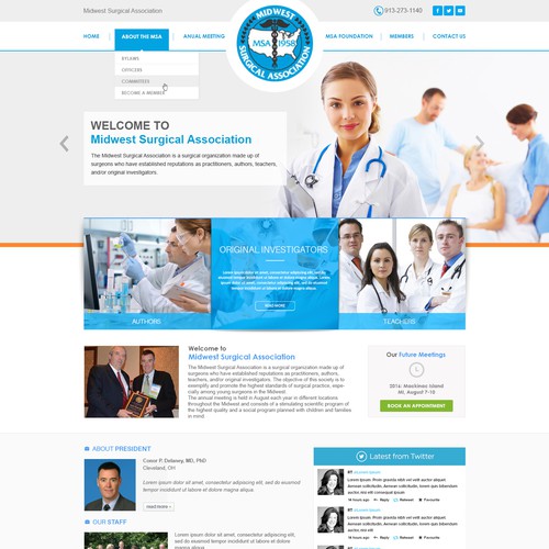 Create a sleek website design for a professional organization | Web ...