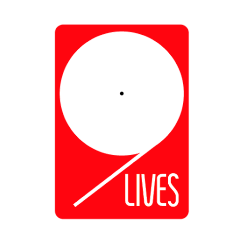 9 Lives Music Group Record Label LOGO Design by Adam Glenn Design