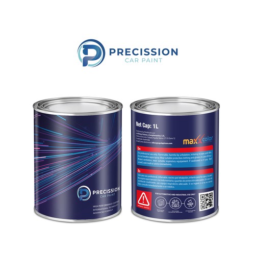 Label for Professional Automotive Refinish Products Design réalisé par creationMB