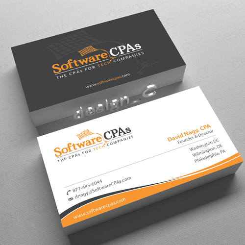 Business Card for Really Cool CPA firm | Business card contest