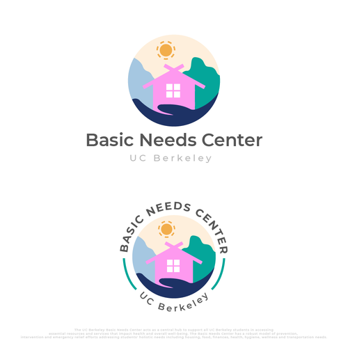 Design a dynamic logo for a transformative center addressing basic needs of college students Design by ObahOlah✅